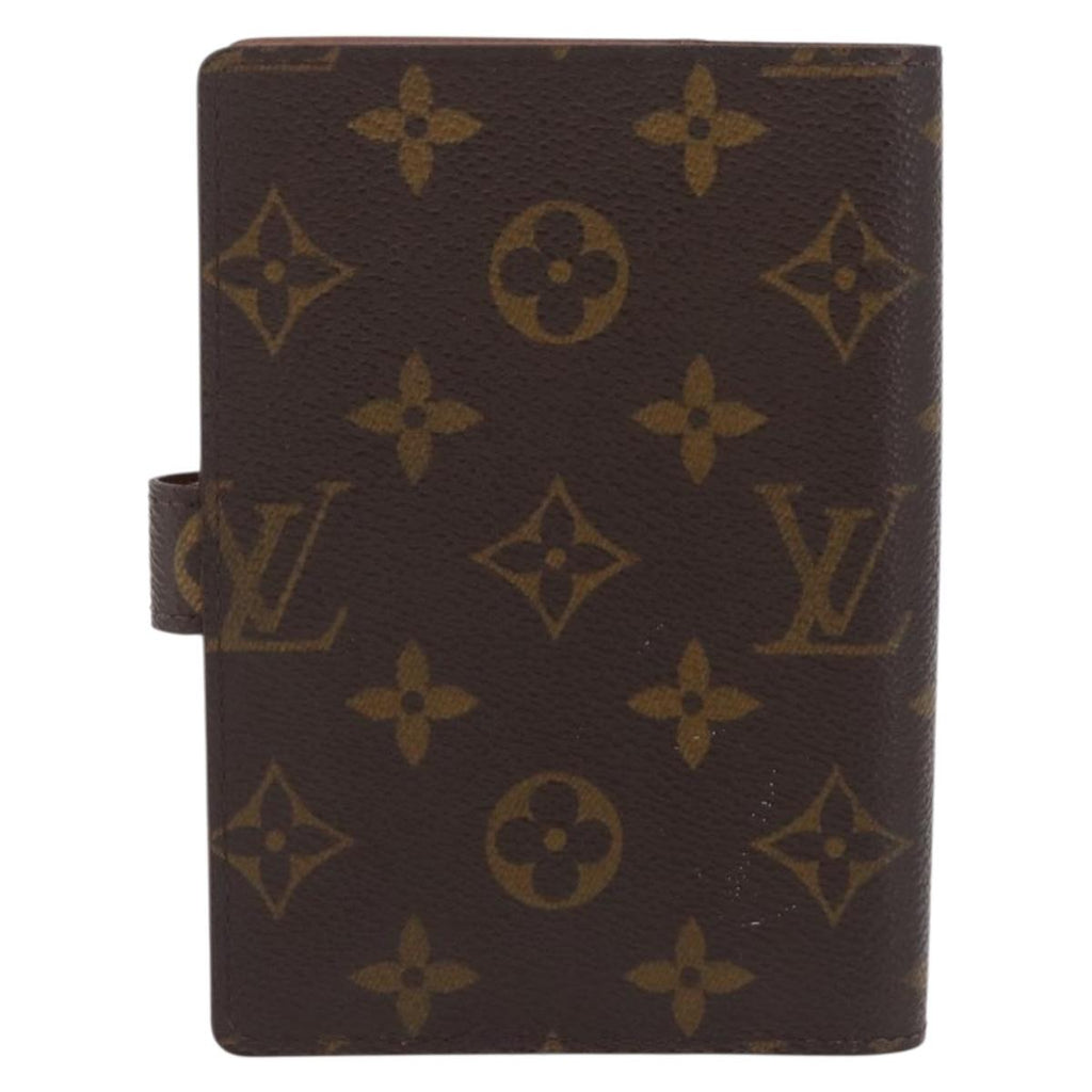 LOUIS VUITTON Monogram Agenda PM Day Planner Cover 2 Set LV Auth BA16515