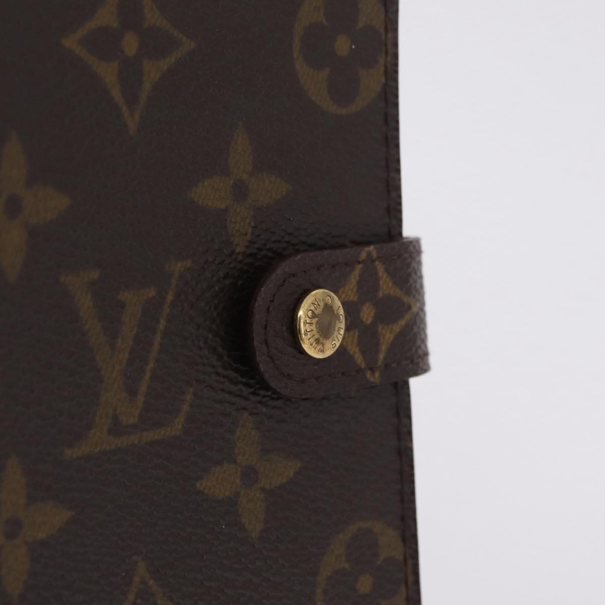 LOUIS VUITTON Monogram Agenda PM Day Planner Cover 2 Set LV Auth BA16515