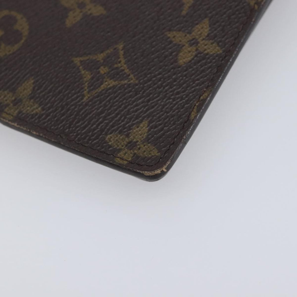 LOUIS VUITTON Monogram Agenda GM Day Planner Cover R20006 LV Auth BA16538