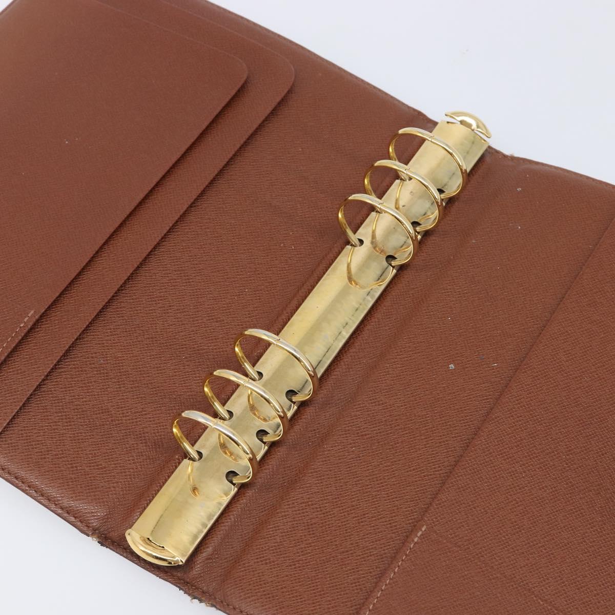 LOUIS VUITTON Monogram Agenda GM Day Planner Cover R20006 LV Auth BA16538