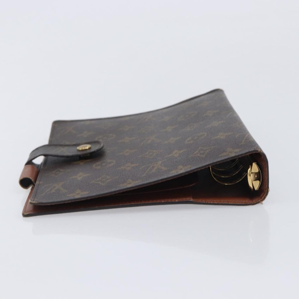 LOUIS VUITTON Monogram Agenda GM Day Planner Cover R20006 LV Auth BA16538