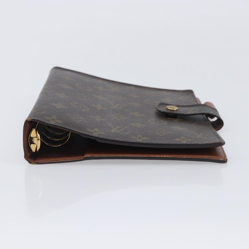 LOUIS VUITTON Monogram Agenda GM Day Planner Cover R20006 LV Auth BA16538