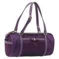 Salvatore Ferragamo Vala Hand Bag Nylon Purple Gold Auth BA16735A