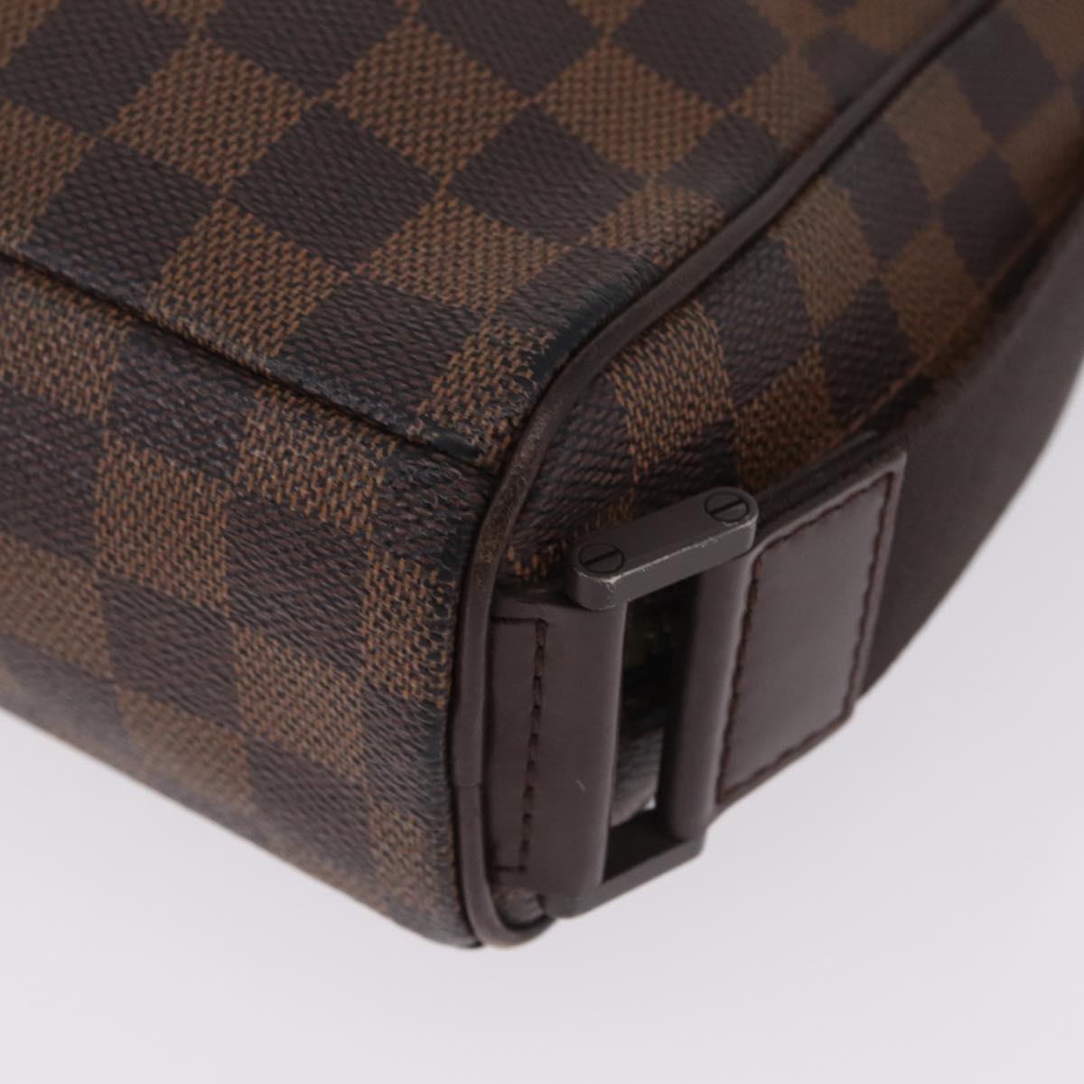 LOUIS VUITTON Damier Ebene Olaf PM Shoulder Bag N41442 LV Auth BA16751