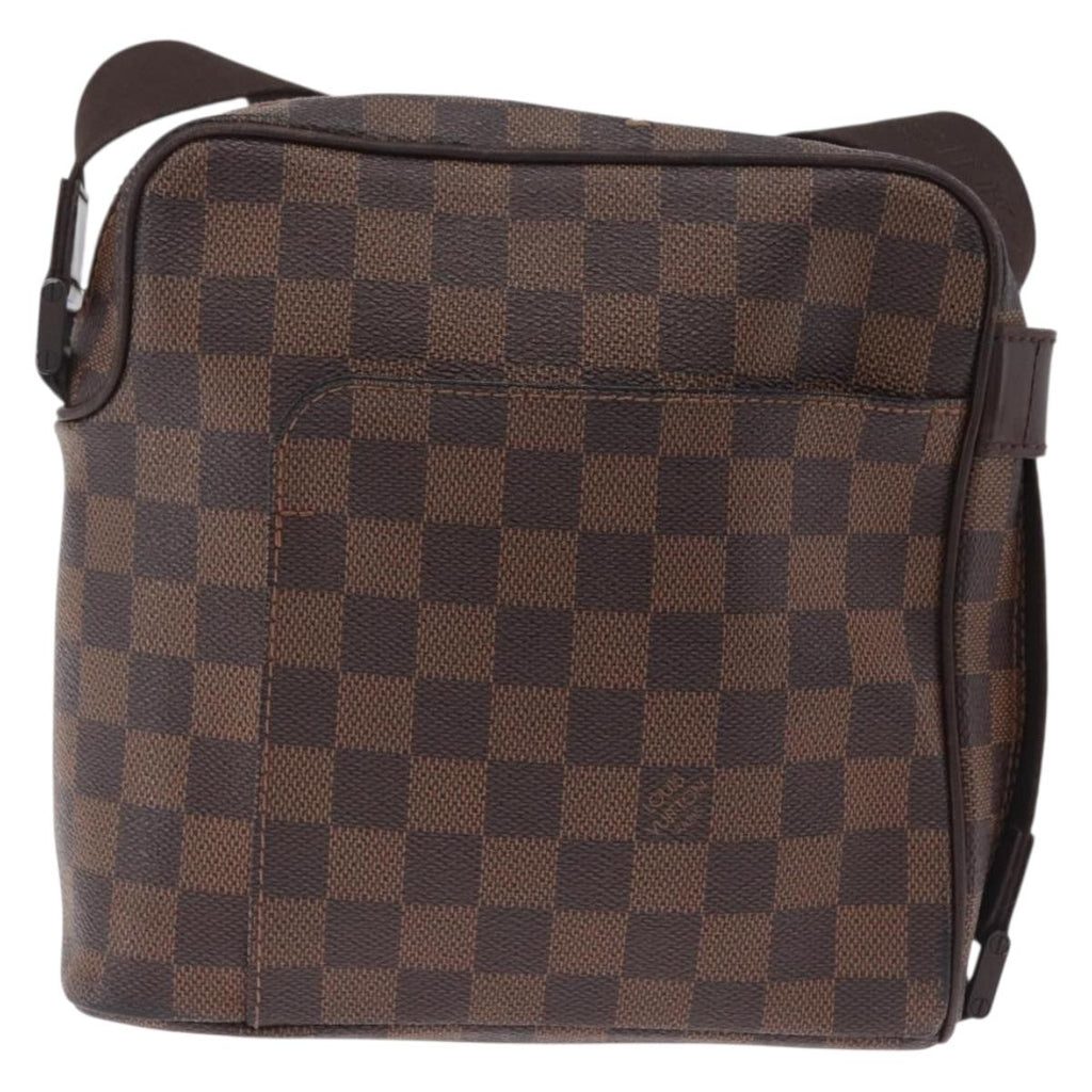 LOUIS VUITTON Damier Ebene Olaf PM Shoulder Bag N41442 LV Auth BA16751