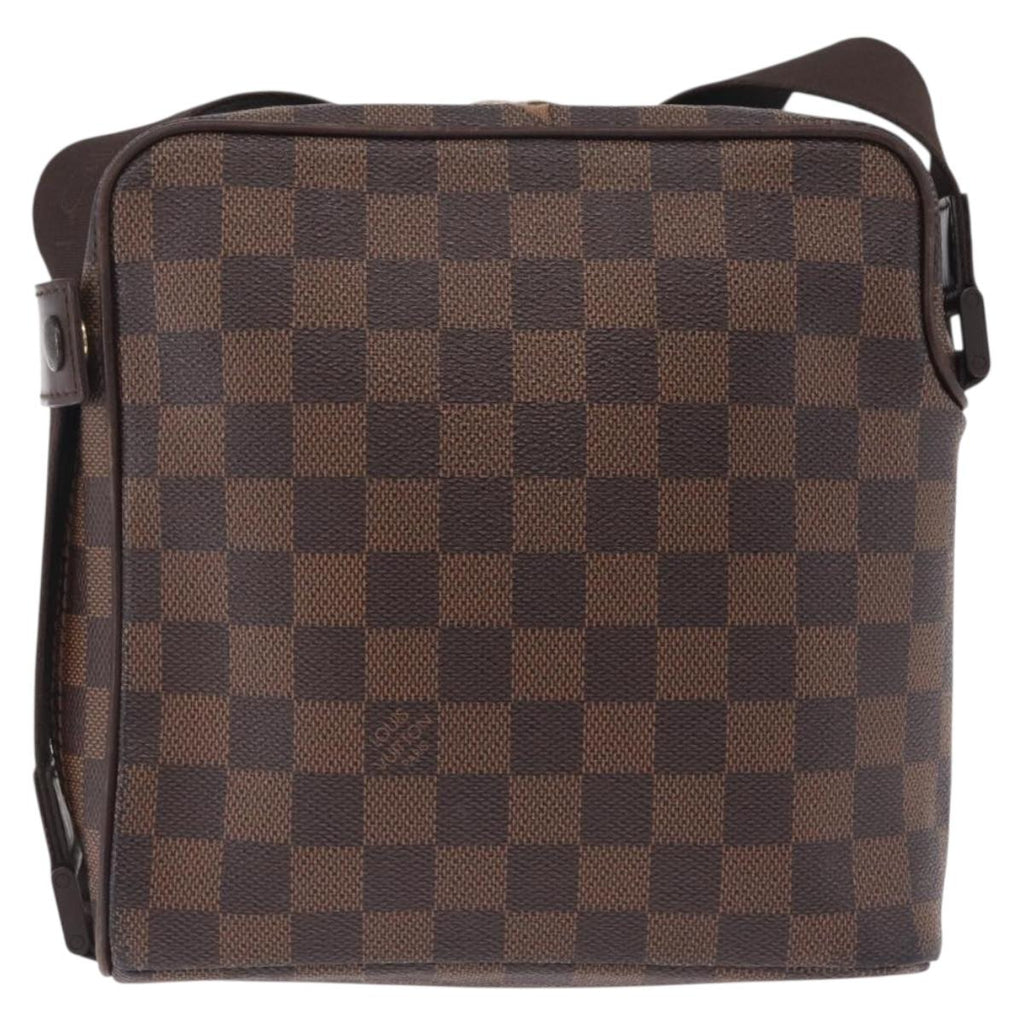 LOUIS VUITTON Damier Ebene Olaf PM Shoulder Bag N41442 LV Auth BA16751