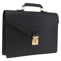 LOUIS VUITTON Epi Serviette Conseiller Bag Black M54422 LV Auth BA16760A