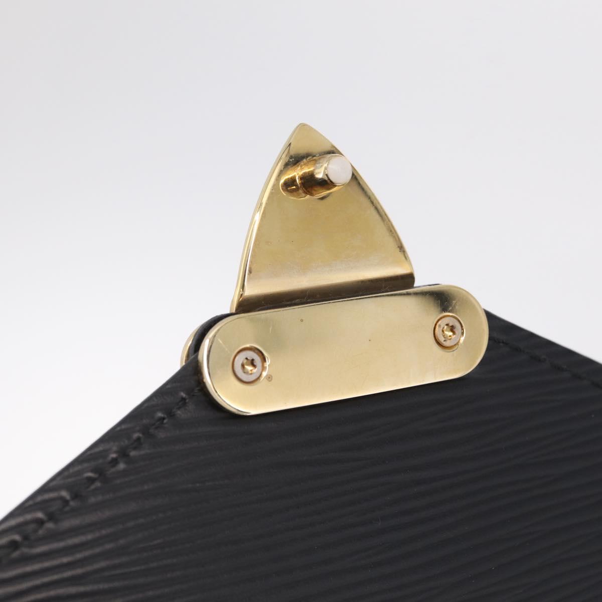 LOUIS VUITTON Epi Serviette Conseiller Bag Black M54422 LV Auth BA16760A
