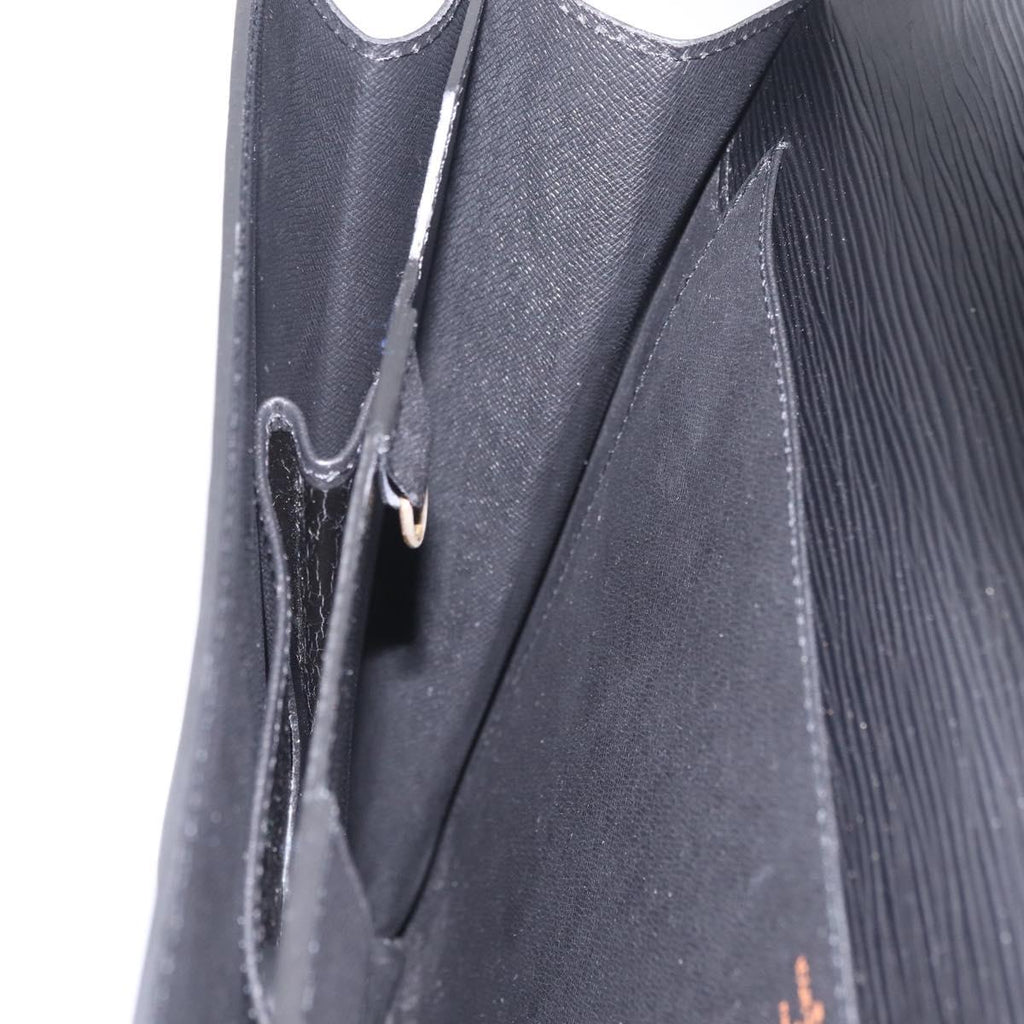 LOUIS VUITTON Epi Serviette Conseiller Bag Black M54422 LV Auth BA16760A