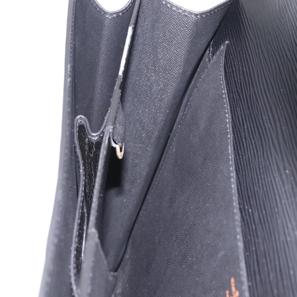 LOUIS VUITTON Epi Serviette Conseiller Bag Black M54422 LV Auth BA16760A