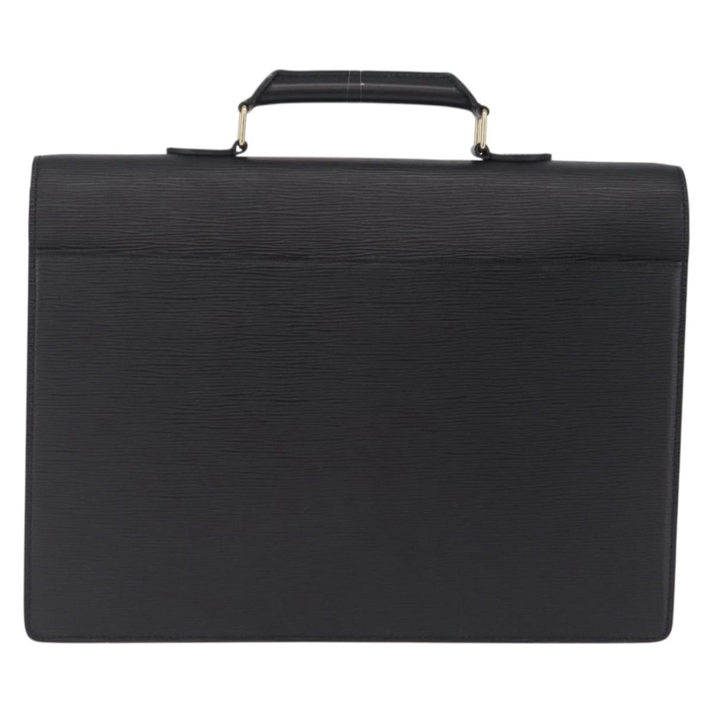 LOUIS VUITTON Epi Serviette Conseiller Bag Black M54422 LV Auth BA16760A