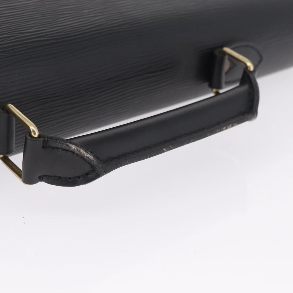 LOUIS VUITTON Epi Serviette Conseiller Bag Black M54422 LV Auth BA16760A