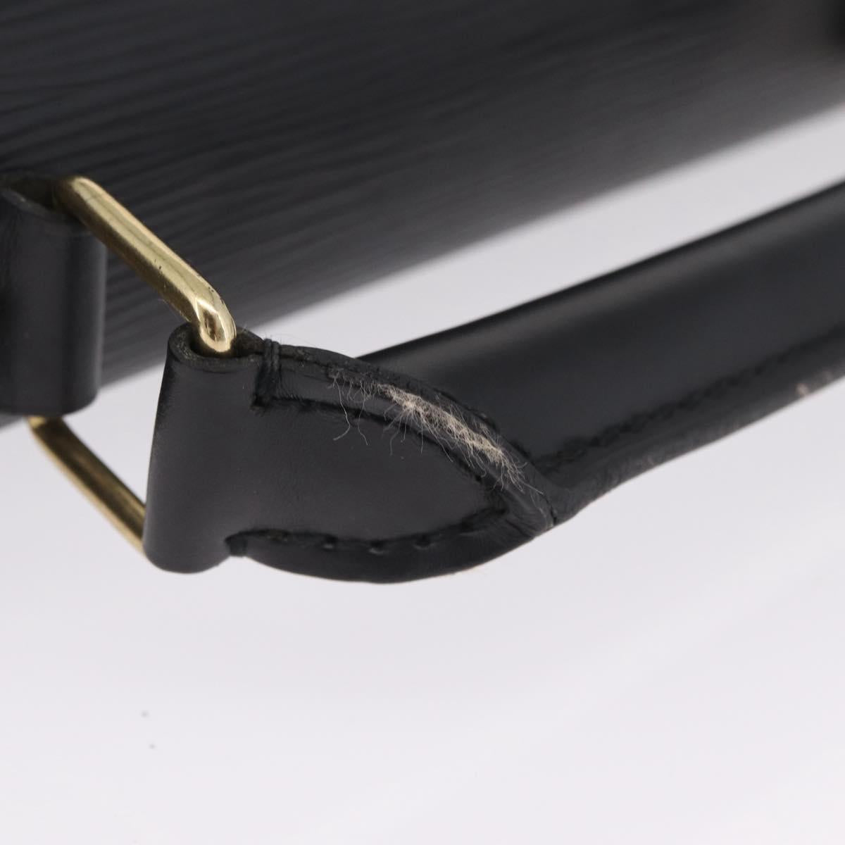 LOUIS VUITTON Epi Serviette Conseiller Bag Black M54422 LV Auth BA16760A
