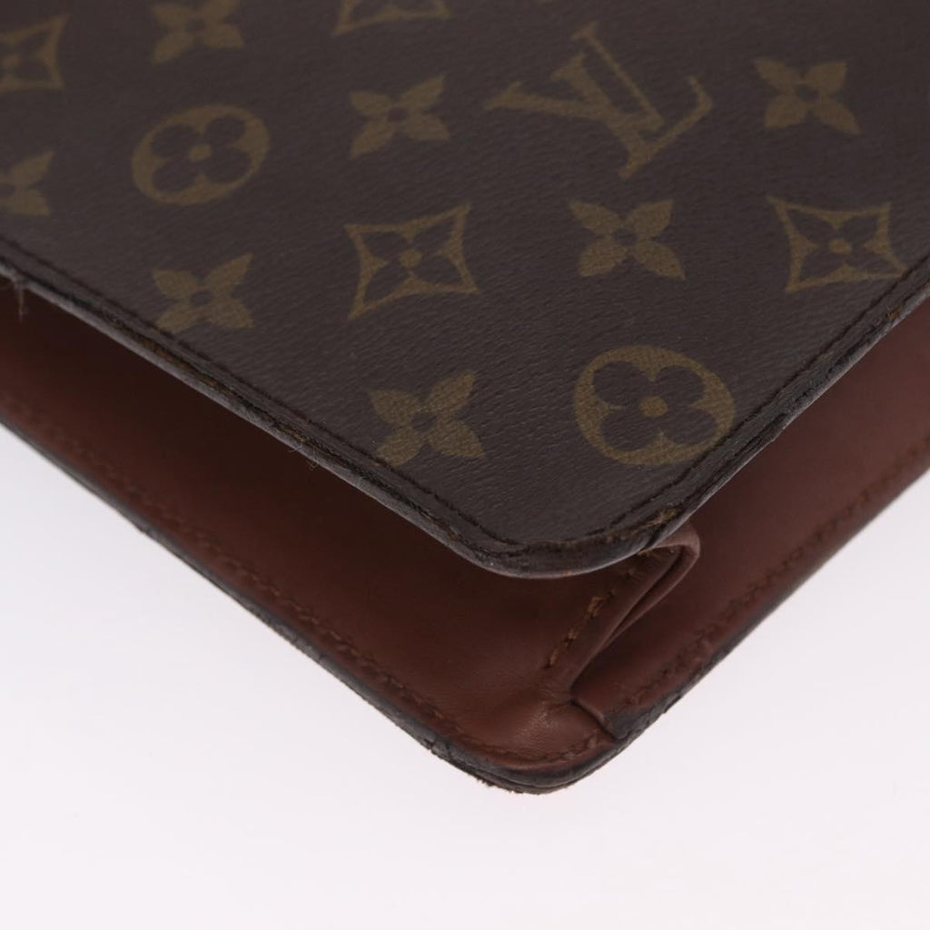 LOUIS VUITTON Monogram Porte Documents Bandouliere Bag M53338 LV Auth BA16765
