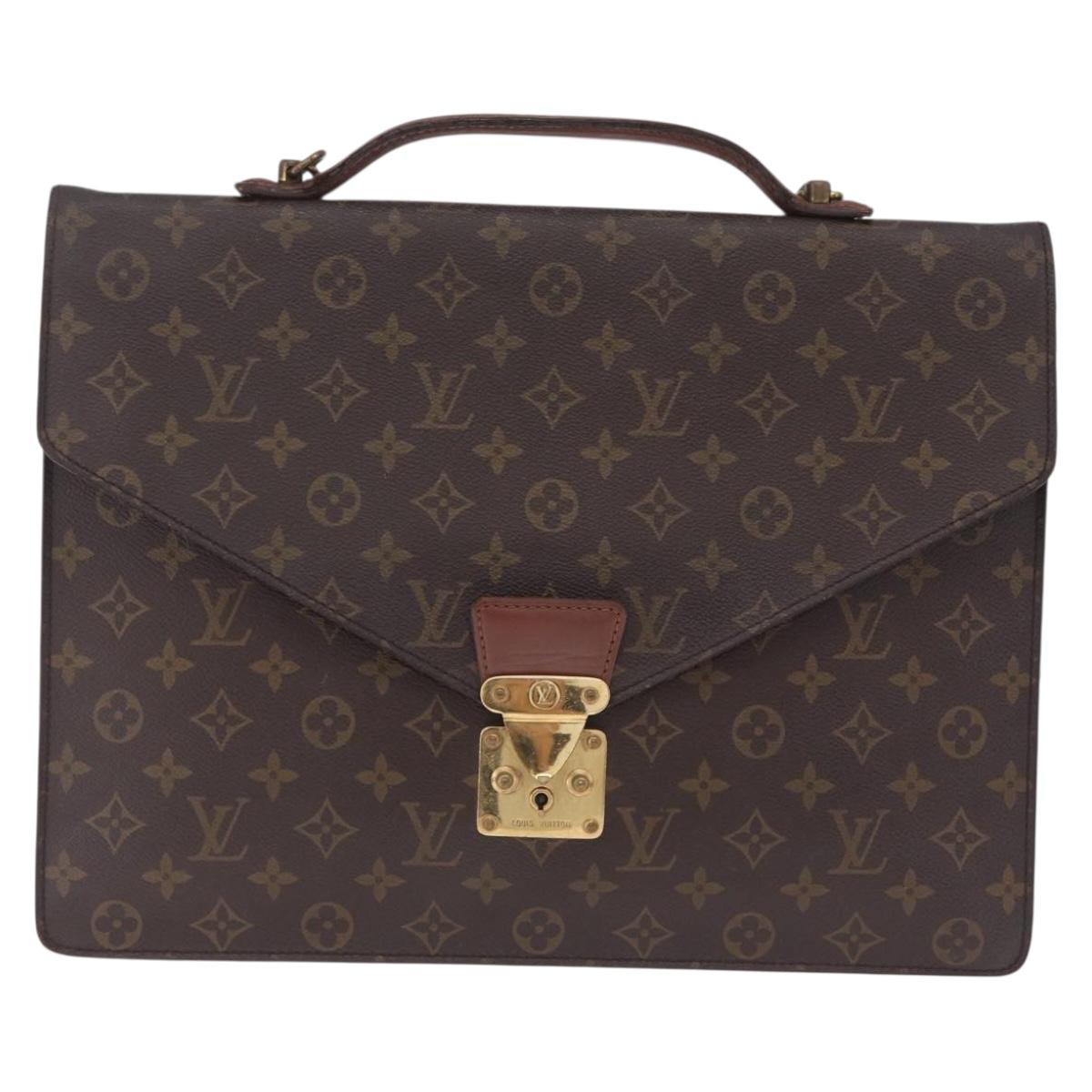 LOUIS VUITTON Monogram Porte Documents Bandouliere Bag M53338 LV Auth BA16765