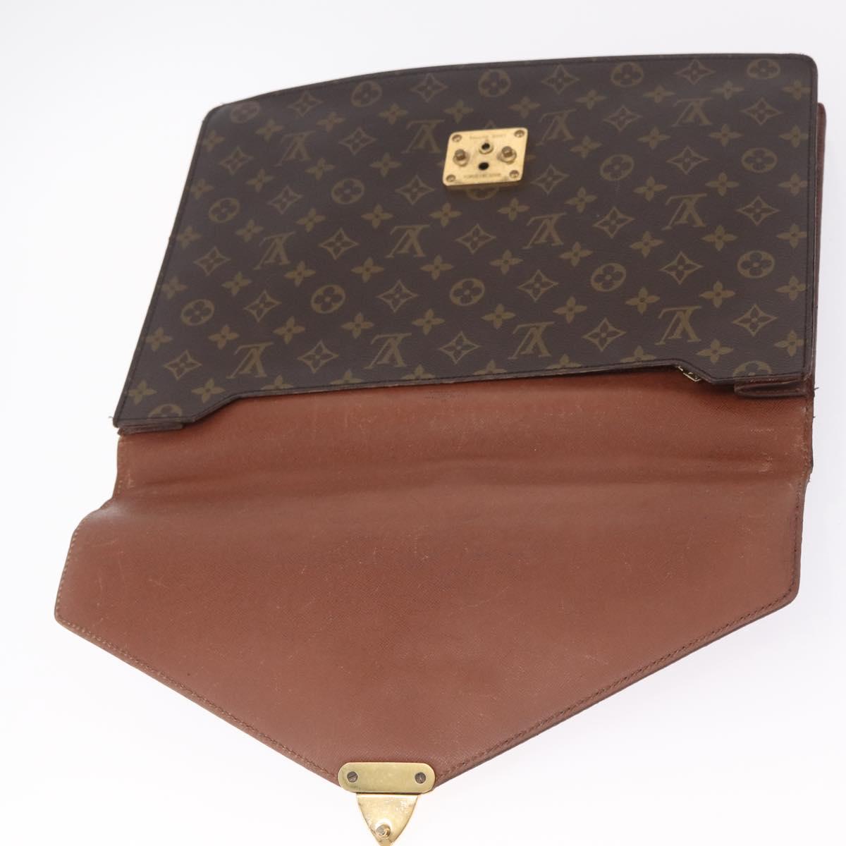 LOUIS VUITTON Monogram Porte Documents Bandouliere Bag M53338 LV Auth BA16765