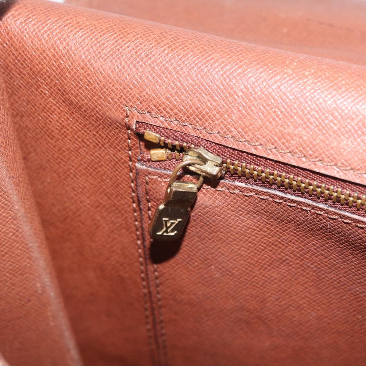 LOUIS VUITTON Monogram Porte Documents Bandouliere Bag M53338 LV Auth BA16765