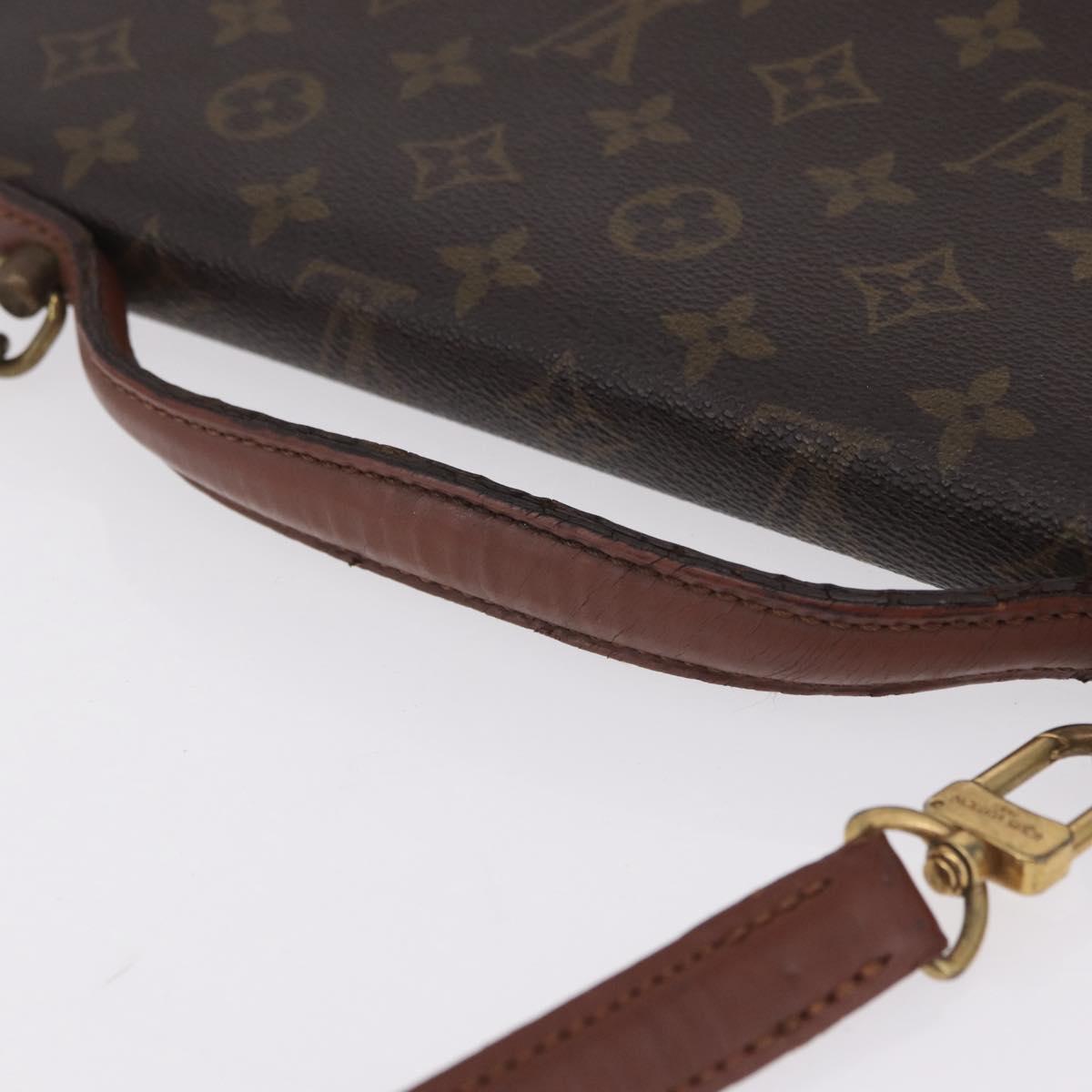 LOUIS VUITTON Monogram Porte Documents Bandouliere Bag M53338 LV Auth BA16765
