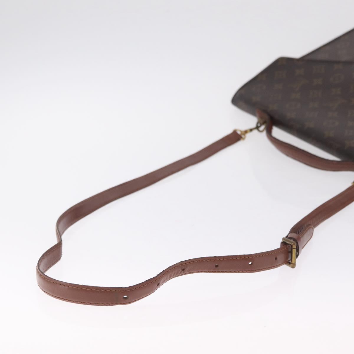 LOUIS VUITTON Monogram Porte Documents Bandouliere Bag M53338 LV Auth BA16765