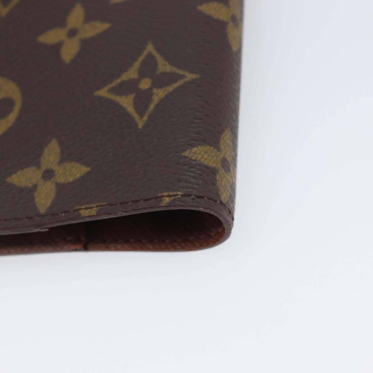 LOUIS VUITTON Monogram Agenda PM Day Planner Cover R20005 LV Auth BA16773