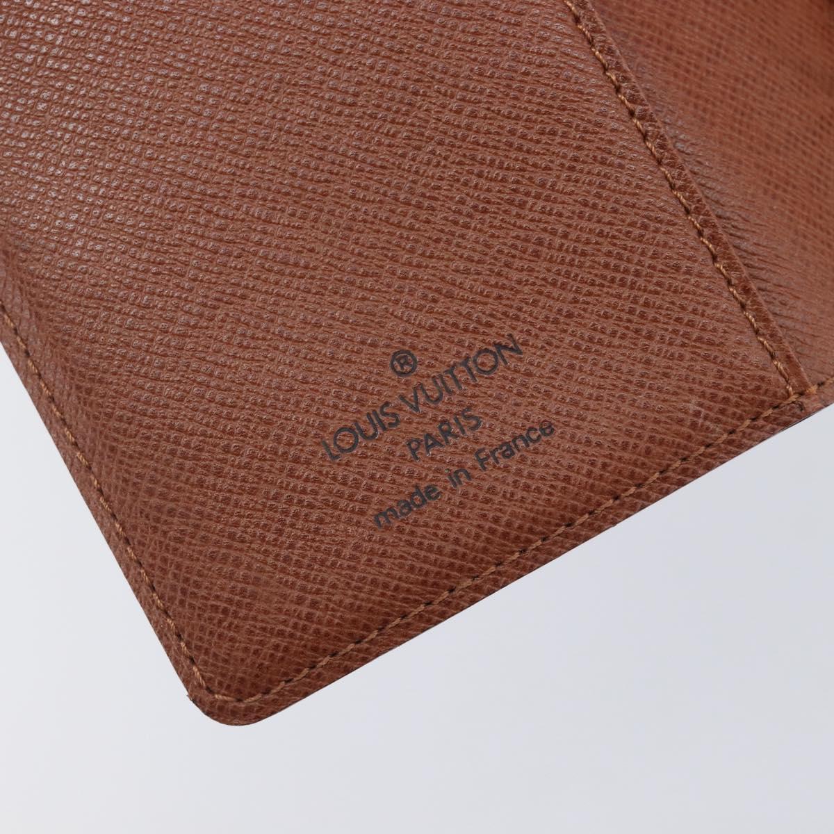 LOUIS VUITTON Monogram Agenda PM Day Planner Cover R20005 LV Auth BA16773