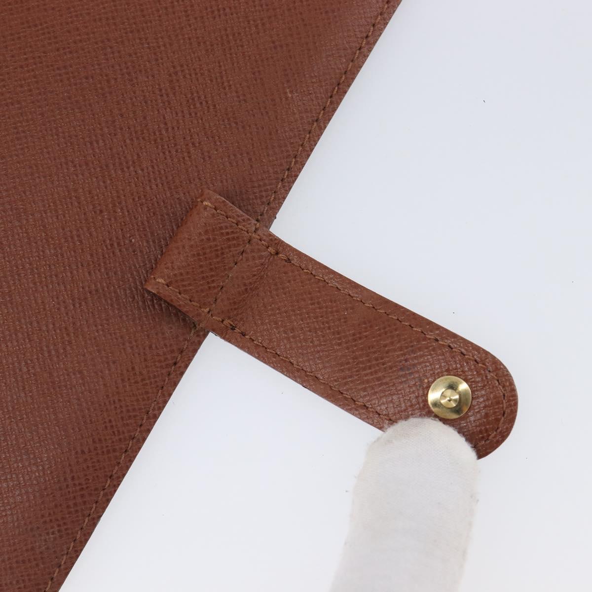 LOUIS VUITTON Monogram Agenda PM Day Planner Cover R20005 LV Auth BA16773