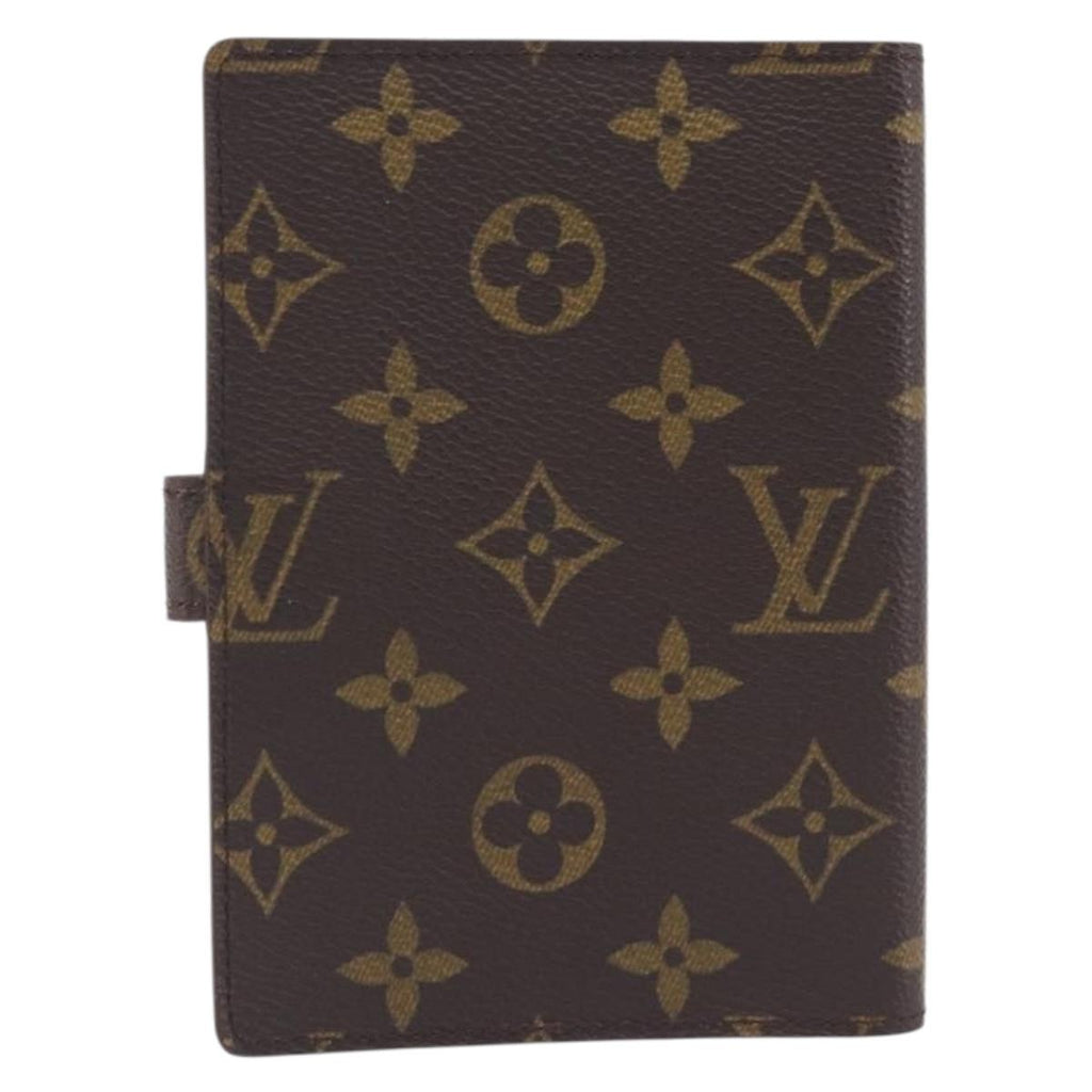 LOUIS VUITTON Monogram Agenda PM Day Planner Cover R20005 LV Auth BA16773