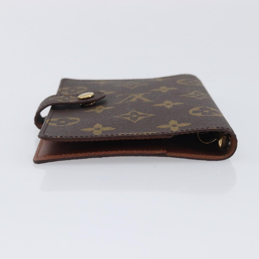 LOUIS VUITTON Monogram Agenda PM Day Planner Cover R20005 LV Auth BA16773