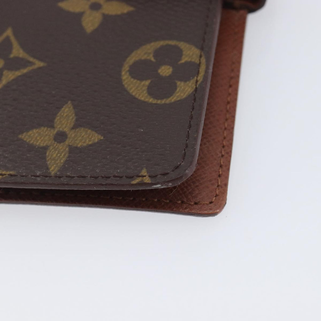 LOUIS VUITTON Monogram Agenda PM Day Planner Cover R20005 LV Auth BA16773