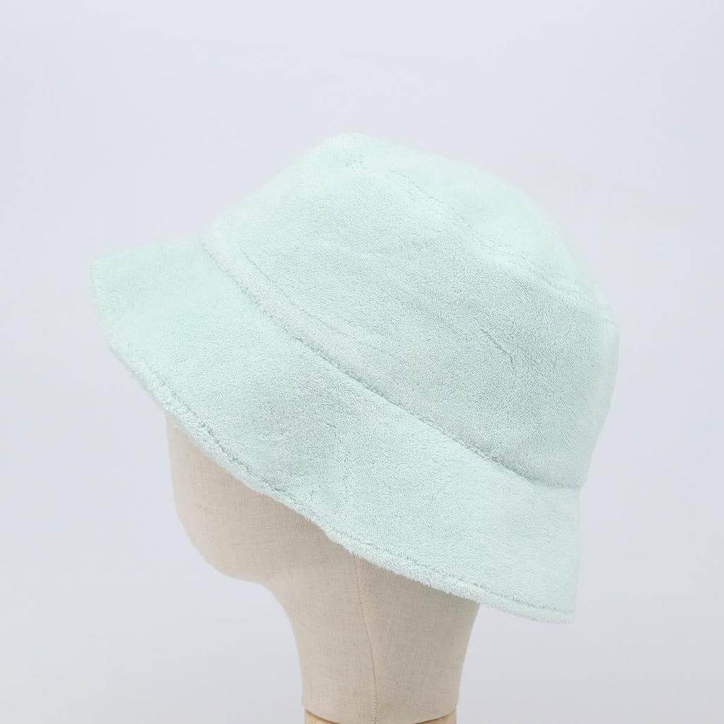 Miu Miu bucket Hat pile Light Blue White Auth BA16790A