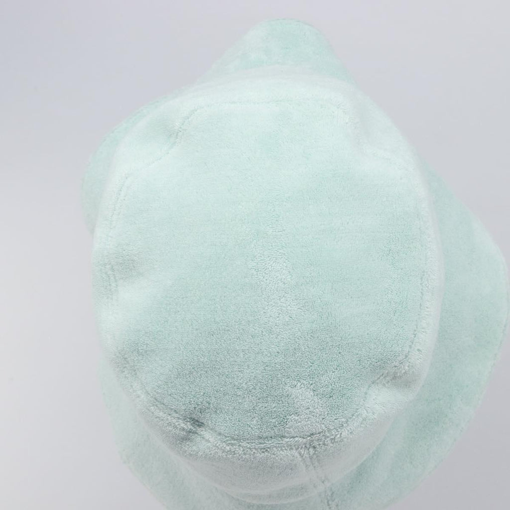 Miu Miu bucket Hat pile Light Blue White Auth BA16790A