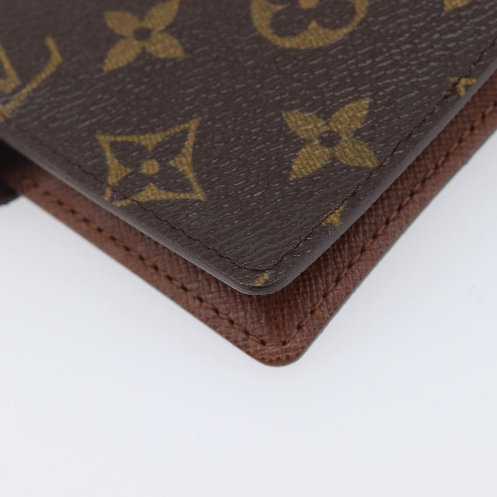LOUIS VUITTON Monogram Panda Agenda PM Day Planner Cover R20011 LV Auth BA16791M