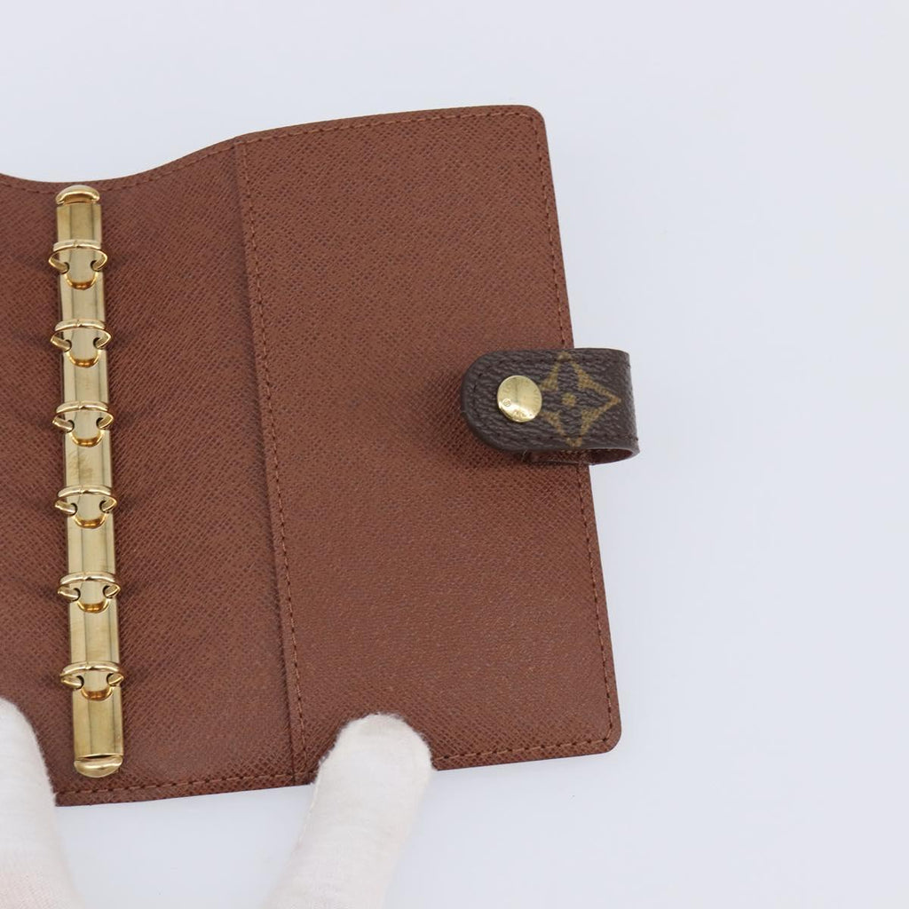 LOUIS VUITTON Monogram Panda Agenda PM Day Planner Cover R20011 LV Auth BA16791M