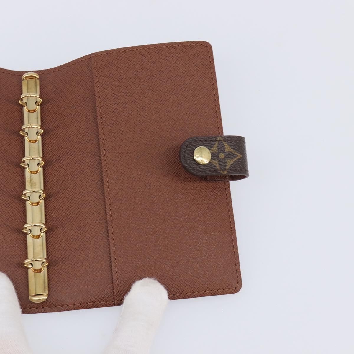 LOUIS VUITTON Monogram Panda Agenda PM Day Planner Cover R20011 LV Auth BA16791M