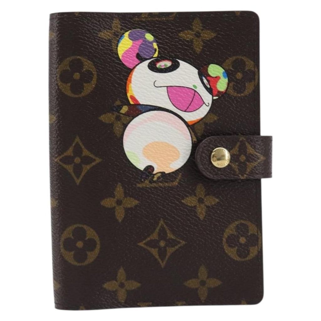 LOUIS VUITTON Monogram Panda Agenda PM Day Planner Cover R20011 LV Auth BA16791M