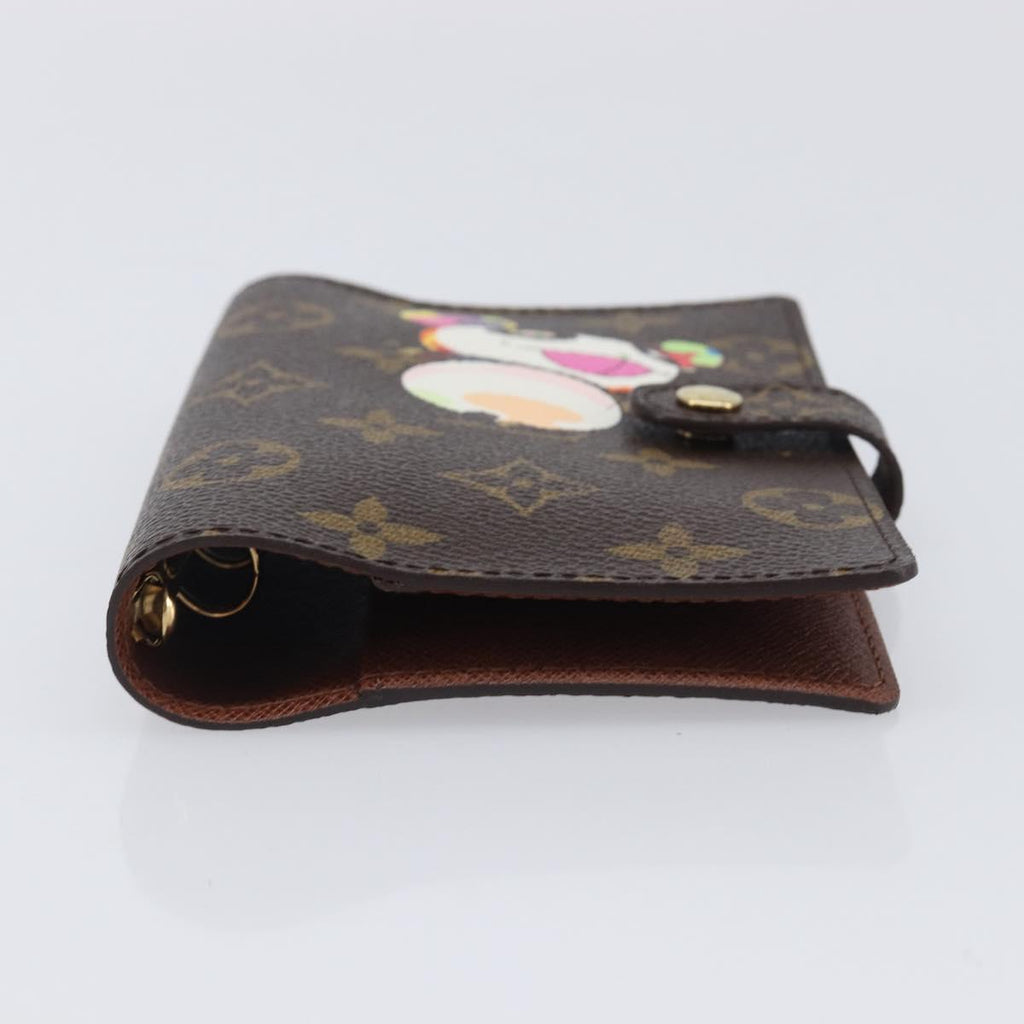 LOUIS VUITTON Monogram Panda Agenda PM Day Planner Cover R20011 LV Auth BA16791M