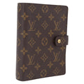 LOUIS VUITTON Monogram Agenda MM Day Planner Cover R20105 LV Auth BA16862V