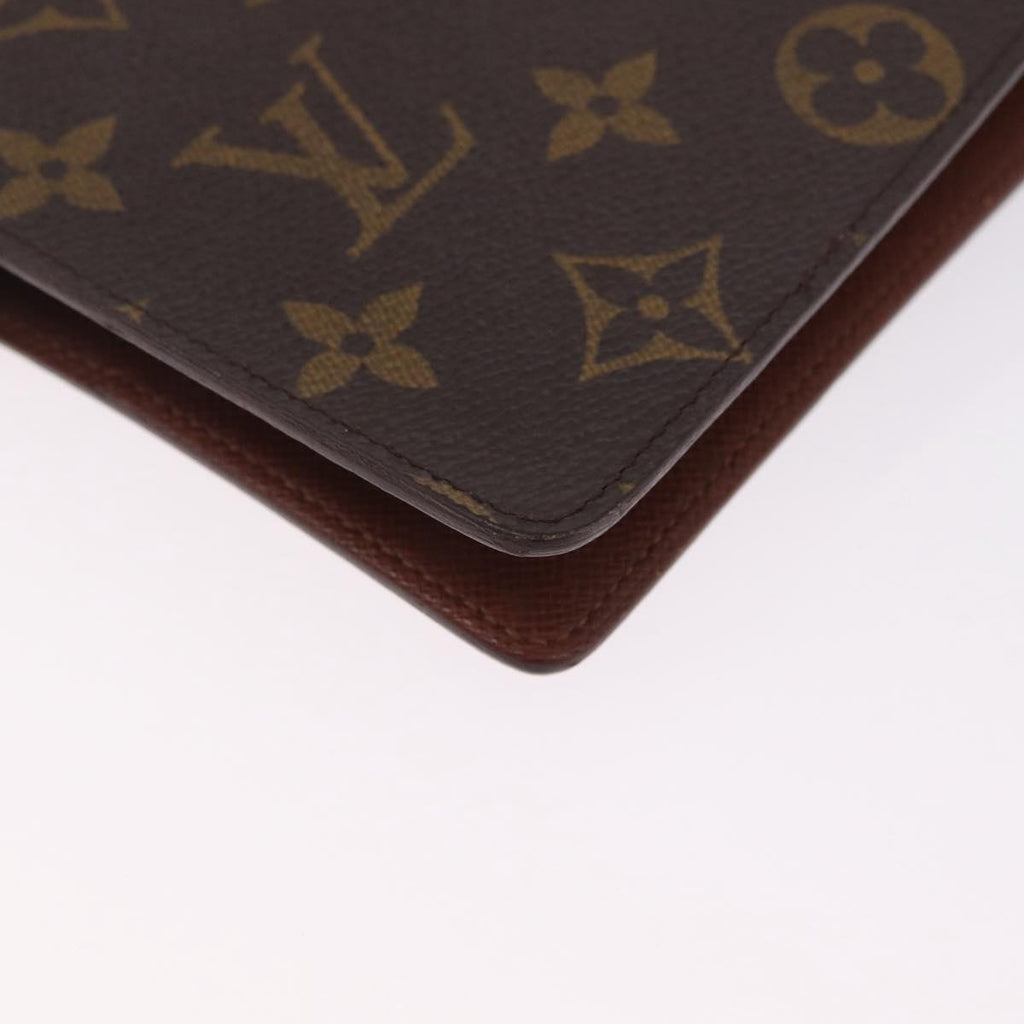 LOUIS VUITTON Monogram Agenda MM Day Planner Cover R20105 LV Auth BA16862V