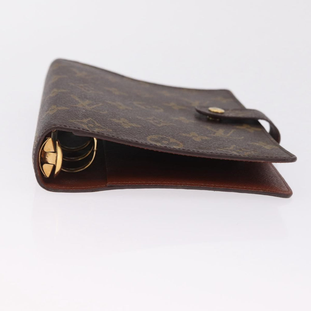 LOUIS VUITTON Monogram Agenda MM Day Planner Cover R20105 LV Auth BA16862V