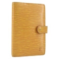 LOUIS VUITTON Epi Agenda PM Day Planner Cover Yellow R20059 LV Auth BA16872