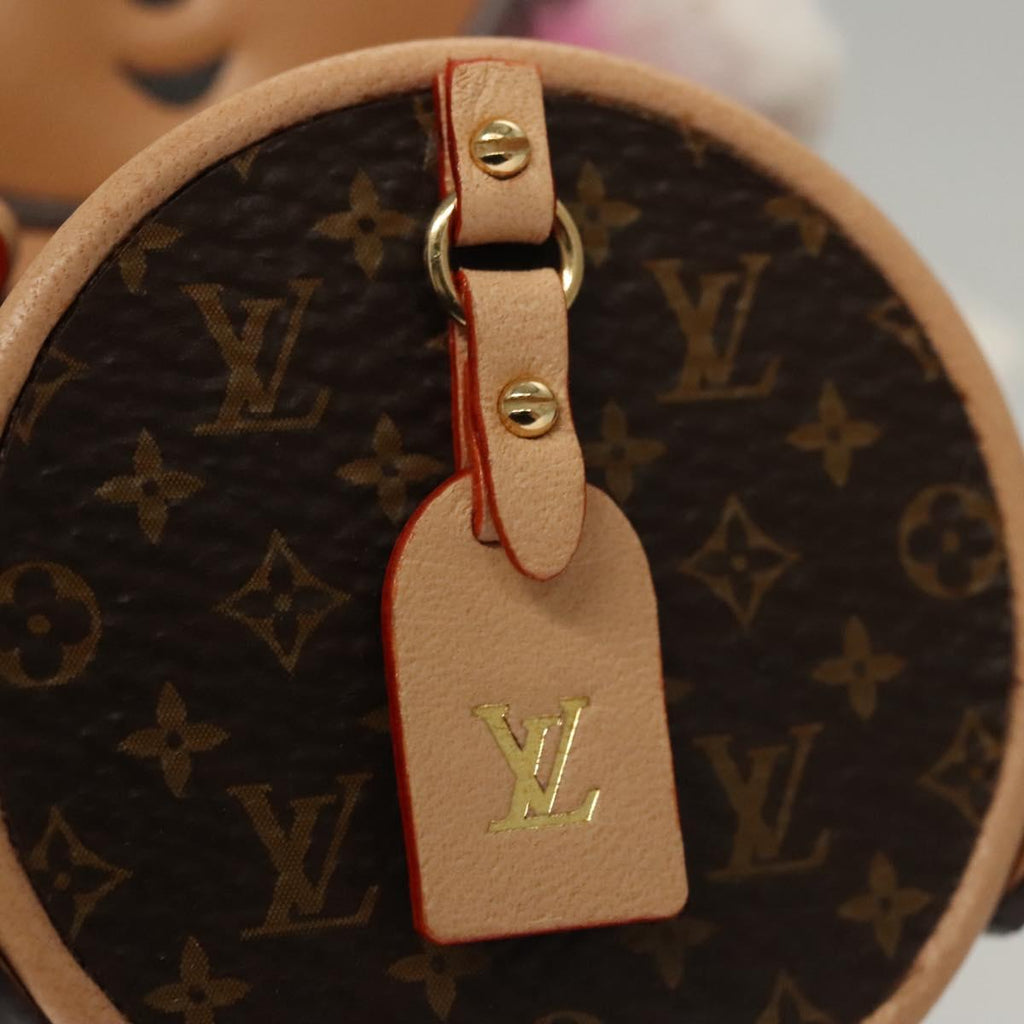 LOUIS VUITTON Monogram Body Chain Monkey Necklace Brown LV Auth BA270SAV