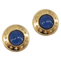 CHANEL Earring metal Gold Tone CC Auth bs37295