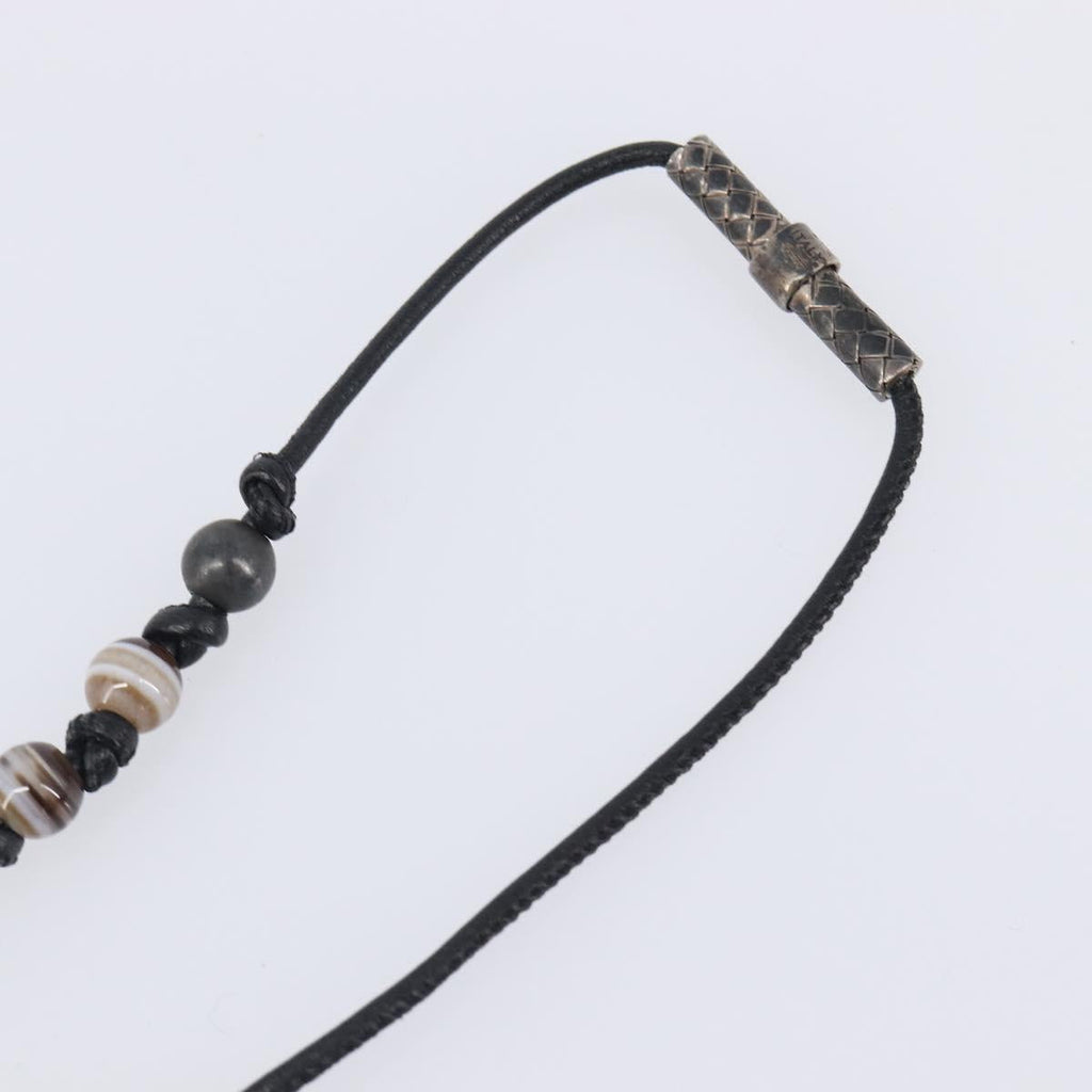 BOTTEGA VENETA Necklace Ag925 Silver Auth bs37305
