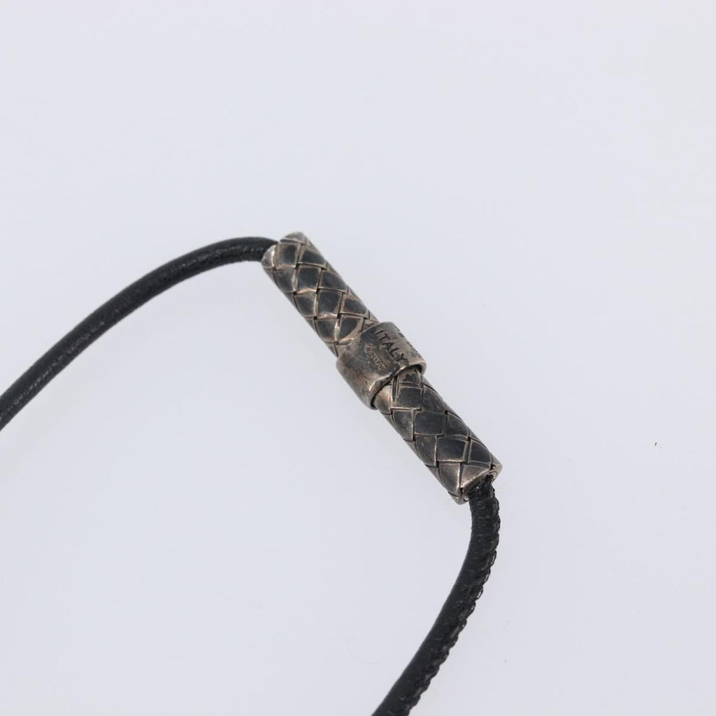 BOTTEGA VENETA Necklace Ag925 Silver Auth bs37305