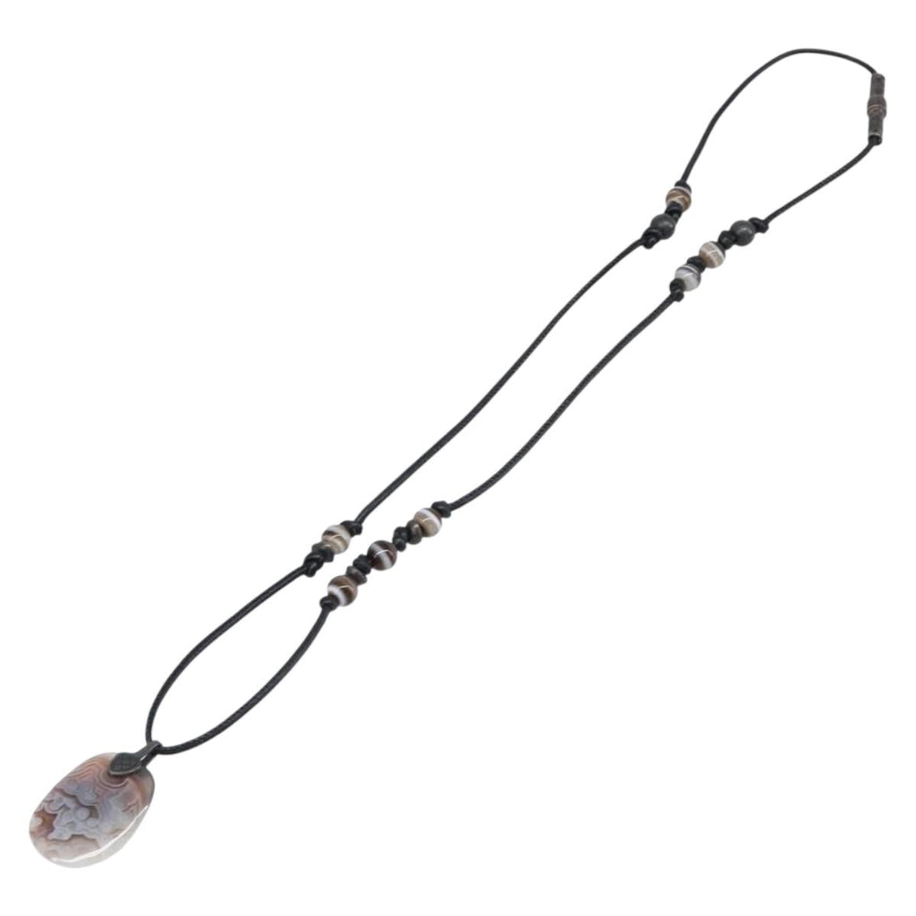 BOTTEGA VENETA Necklace Ag925 Silver Auth bs37305