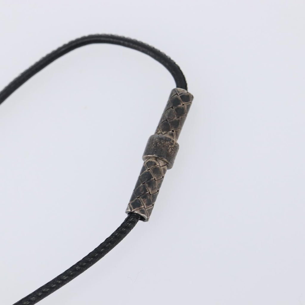 BOTTEGA VENETA Necklace Ag925 Silver Auth bs37305
