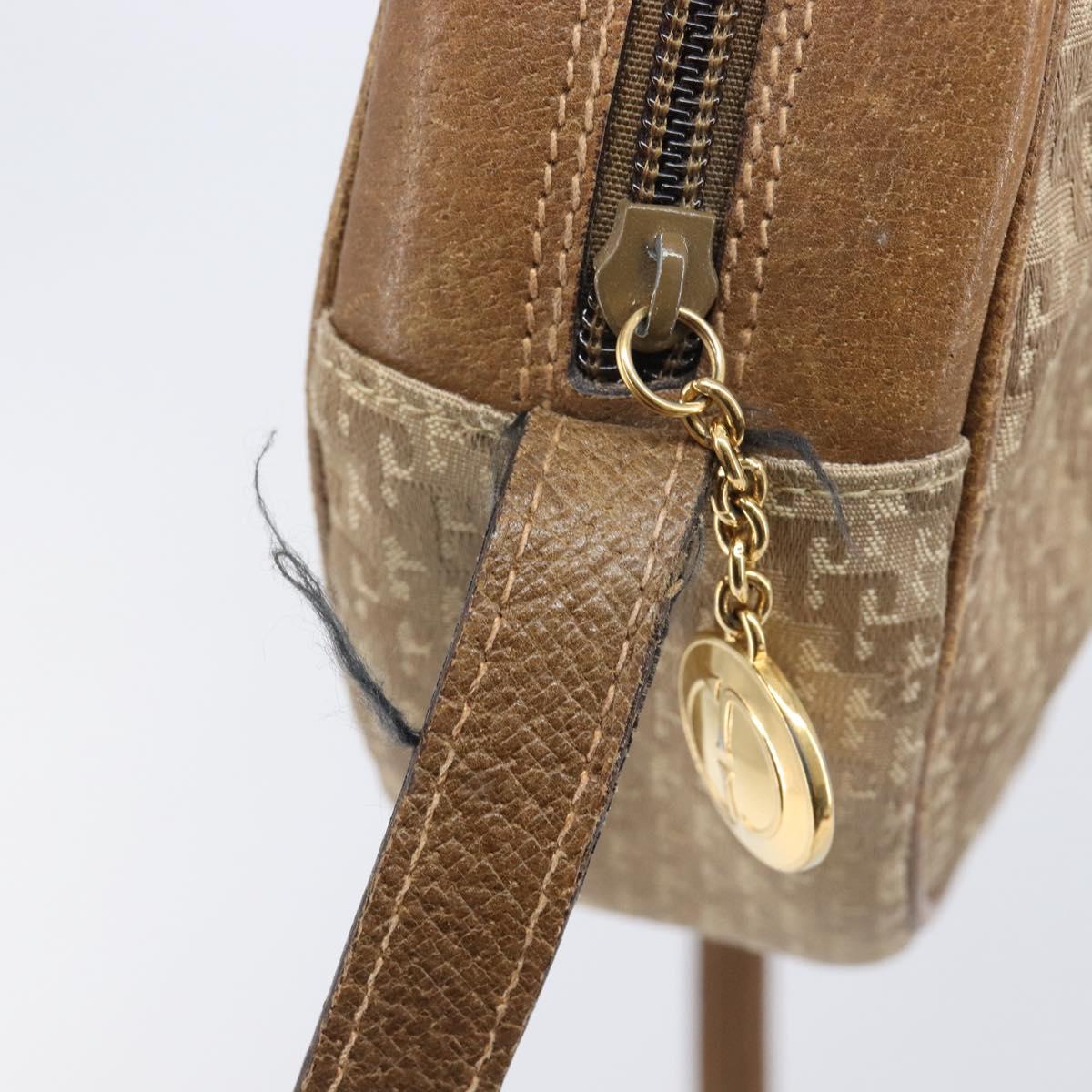 GUCCI Shoulder Bag Canvas Beige Gold 007 58 0179 Auth bs37586