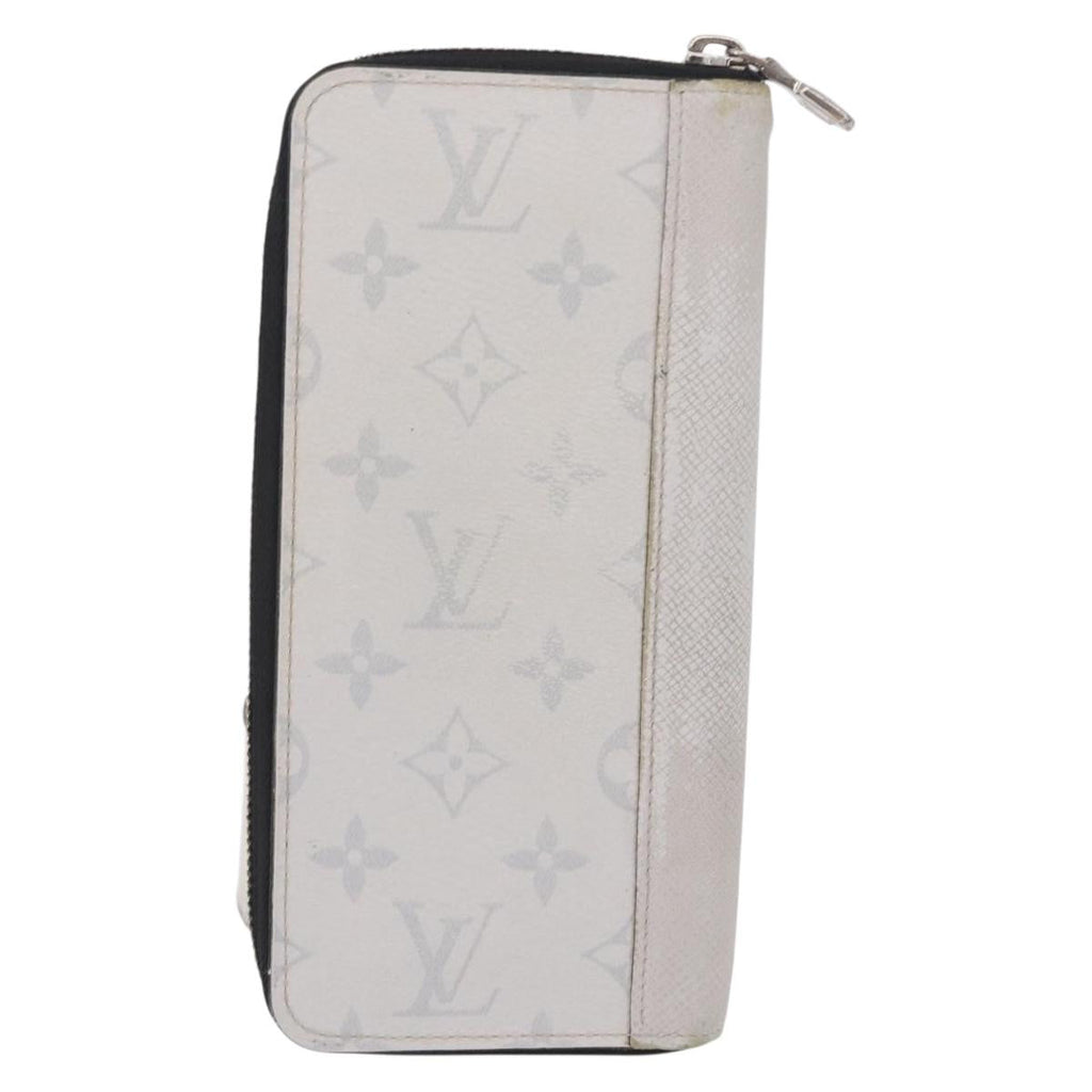 LOUIS VUITTON Taigarama Damier Graphite Zippy Wallet Vertical 2 Set Auth bs37804