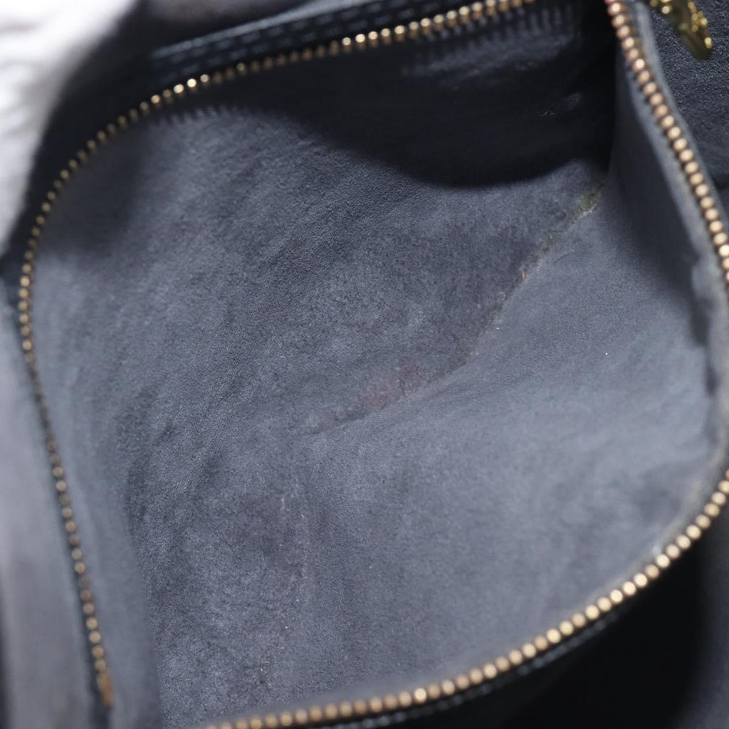 LOUIS VUITTON Epi Bucket PM Hand Bag SPO Black M58992 LV Auth bs37854A