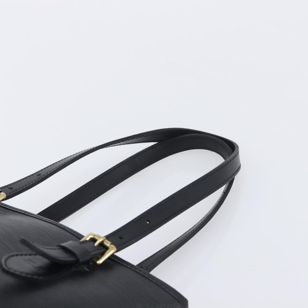 LOUIS VUITTON Epi Bucket PM Hand Bag SPO Black M58992 LV Auth bs37854A